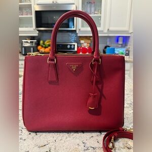 Prada Red Leather Women's Bag